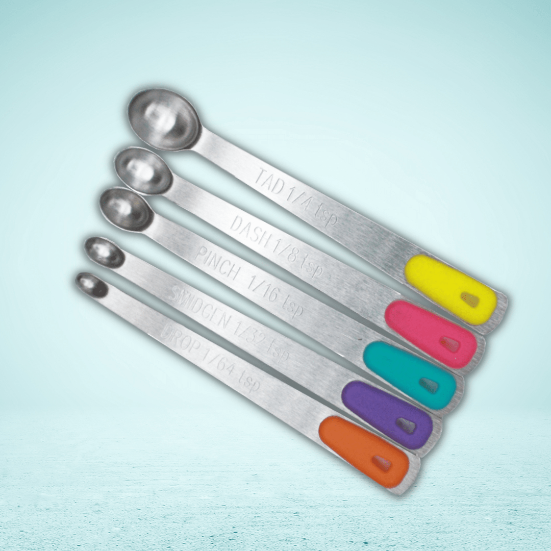 Buy Wholesale China Plastic Measuring Spoon Set 5 Pcs Colorful