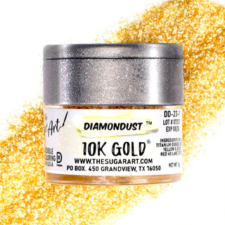 10K Gold Edible Glitter - Edible Glitter - 10k-gold-edible-glitter - edible glitter, edible glitter for cakes, edible glitter for chocolate, edible glitter for cookies, edible glitter spray, GOLD EDIBLE GLITTER - The Sugar Art