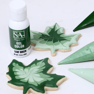 Leaf Green Gel Food Color - Gel Food Coloring - forest-green-gel-food-color - food color for cakes, food color for cookies, food color for fondant, food coloring for buttercream, food coloring for icing, forest green color for cookies, forest green color for icing, forest green gel food color, gel food coloring, intense food colors, intense gel food coloring, intense gel food colors - The Sugar Art