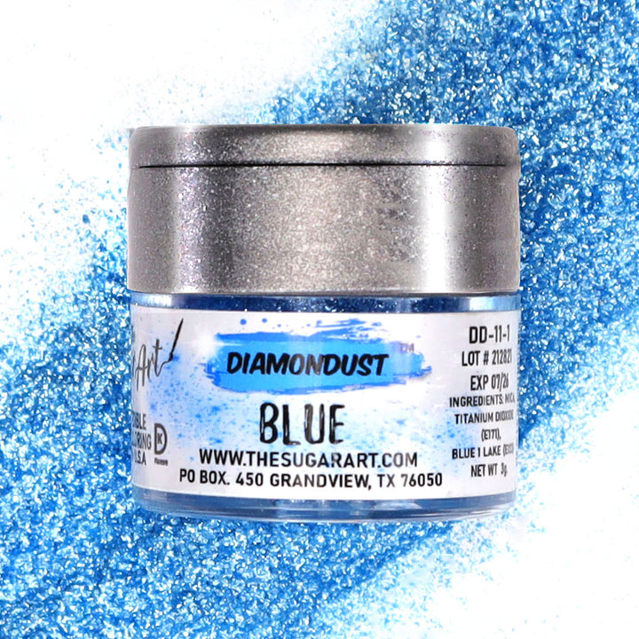 Blue Edible Color Changing Drink Glitter 100% Edible Beverage Glitter