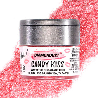 Candy Kiss Edible Glitter - Edible Glitter - bright-pink-edible-glitter - diamondust edible glitter, edible glitter, edible glitter for cakes, edible glitter for chocolate, edible glitter for cookies, edible glitter for drinks, edible glitter spray, Food Grade, food grade glitter, food safe glitter, glitter covered strawberries, pink edible glitter - The Sugar Art