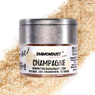 Champagne Edible Glitter - Edible Glitter - champagne-edible-glitter - edible glitter, edible glitter for cakes, edible glitter for chocolate, edible glitter for cookies, food grade glitter, food safe glitter - The Sugar Art