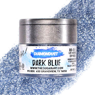 Dark Blue Edible Glitter - Edible Glitter - dark-blue-edible-glitter - blue edible glitter, Diamond, diamondust edible glitter, edible glitter, edible glitter for cakes, edible glitter for chocolate, edible glitter for cookies, edible glitter for drinks, edible glitter spray, FDA, Food Grade, food grade glitter, food safe glitter, glitter covered strawberries, Kosher - The Sugar Art