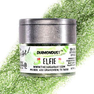 Elfie Bright Green Edible Glitter - FDA & Kosher - elfie-bright-green-edible-glitter - edible glitter, FDA, Food Grade - The Sugar Art