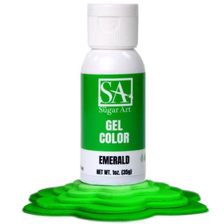 Emerald Green Gel Food Color - Gel Food Coloring - emerald-green-gel-food-color - emerald gel food color, emerald green gel food color, food color for cakes, food color for fondant, food coloring for buttercream, food coloring for icing, gel food coloring, green gel food color, intense food colors, intense gel food coloring, intense gel food colors - The Sugar Art