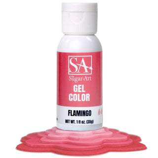 Flamingo (Coral) Gel Food Color - Gel Food Coloring - coral-gel-food-color - coral gel food color, food color for cakes, food color for fondant, food coloring for buttercream, food coloring for icing, gel food coloring, intense food colors, intense gel food coloring, intense gel food colors - The Sugar Art