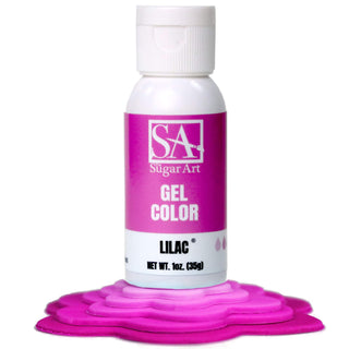 Lilac Gel Food Color - Gel Food Coloring - lilac-gel-food-color - food color for cakes, food color for fondant, food coloring for buttercream, food coloring for icing, gel food coloring, intense food colors, intense gel food coloring, intense gel food colors, pink gel food color, purple gel food color - The Sugar Art