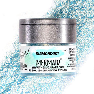 Mermaid Edible Glitter - Edible Glitter - mermaid-edible-glitter - blue edible glitter, diamondust edible glitter, edible glitter, edible glitter for cakes, edible glitter for chocolate, edible glitter for cookies, edible glitter for drinks, edible glitter spray, Food Grade, food grade glitter, food safe glitter, glitter covered strawberries - The Sugar Art