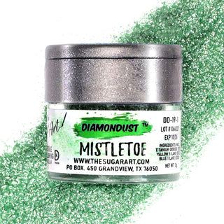 Mistletoe Dark Green Edible Glitter - Edible Glitter - dark-green-edible-glitter - christmas edible glitter, diamondust edible glitter, edible glitter, edible glitter for cakes, edible glitter for chocolate, edible glitter for cookies, edible glitter for drinks, food grade glitter, food safe glitter, glitter covered strawberries, GREEN EDIBLE GLITTER, Kosher - The Sugar Art