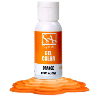 Orange Gel Food Color - Gel Food Coloring - orange-gel-food-color - food color for cakes, food color for fondant, food coloring for buttercream, food coloring for icing, gel food coloring, intense food colors, intense gel food coloring, intense gel food colors, orange gel food color - The Sugar Art