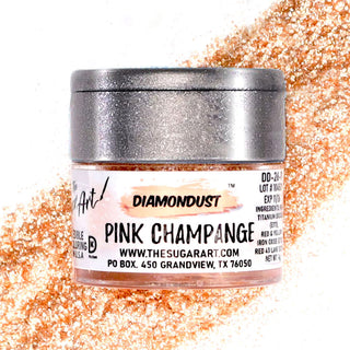 Pink Champagne Edible Glitter - Edible Glitter - pink-champagne-edible-glitter - edible glitter, edible glitter for cakes, edible glitter for chocolate, edible glitter for cookies, edible glitter spray, food grade glitter, food safe glitter - The Sugar Art