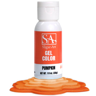 Pumpkin Orange Gel Food Color - Gel Food Coloring - pumpkin-orange-gel-food-color - food color for cakes, food color for cookies, food color for fondant, food coloring for buttercream, food coloring for icing, gel food coloring, intense food colors, intense gel food coloring, intense gel food colors, pumpkin orange food color, pumpkin orange gel food color - The Sugar Art