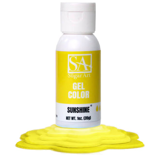 Yellow Gel Food Color - Gel Food Coloring - yellow-gel-food-color - food color for cakes, food color for fondant, food coloring for buttercream, food coloring for icing, gel food coloring, intense food colors, intense gel food coloring, intense gel food colors - The Sugar Art