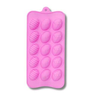 Mini Egg Chocolate Mold - Pink -  - mini-egg-chocolate-mold-pink - silicone - The Sugar Art