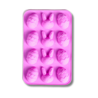 Egg & Bunny Face Mold -  - egg-bunny-face-mold - silicone - The Sugar Art