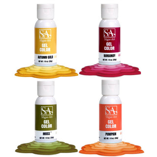 Fall Gel Bundle - Gel Food Coloring - fall-gel-bundle -  - The Sugar Art