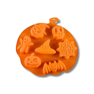 7-Cavity Halloween Chocolate Mold -  - copy-of-fun-halloween-chocolate-mold - silicone - The Sugar Art