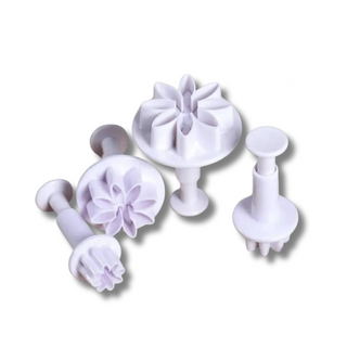 Daisy Plunger Cutter For Fondant -  - daisy-plunger-cutter-for-fondant - silicone - The Sugar Art