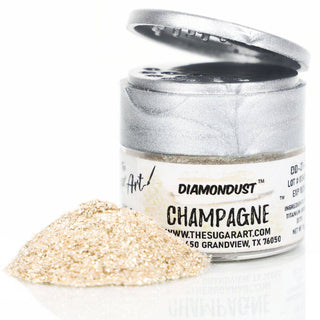 Champagne Edible Glitter - Edible Glitter - champagne-edible-glitter - edible glitter, edible glitter for cakes, edible glitter for chocolate, edible glitter for cookies, food grade glitter, food safe glitter - The Sugar Art