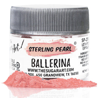 Ballerina Luster Dust - Edible Luster Dust - ballerina-luster-dust - best luster dust for cakes and cookies, chocolate coloring, edible luster dust, food grade luster dust, luster dust, luster dust for cakes, luster dust for chocolate, luster dust for cookies, luster dust for cookies and cakes, pink edible luster dust, pink luster dust, sterling pearl - The Sugar Art