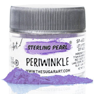 Periwinkle Luster Dust - Edible Luster Dust - periwinkle-luster-dust - best luster dust for cakes and cookies, chocolate coloring, edible luster dust, food grade luster dust, luster dust, luster dust for cakes, luster dust for chocolate, luster dust for cookies, luster dust for cookies and cakes, Purple Luster Dust, sterling pearl - The Sugar Art