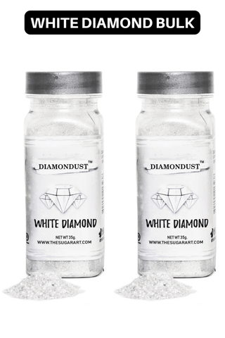 White Diamond Glitter in Bulk - FDA & Kosher - white-diamond-glitter-in-bulk - kit, top seller - The Sugar Art