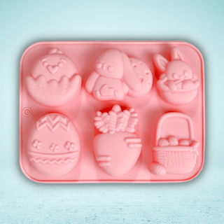 Cute Easter Egg & Bunny Mold -  - cute-easter-egg-bunny-mold - silicone - The Sugar Art