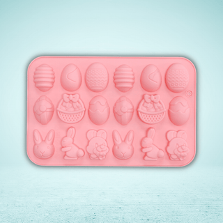 Mini Bunny & Egg Chocolate Mold -  - mini-bunny-egg-chocolate-mold - silicone - The Sugar Art