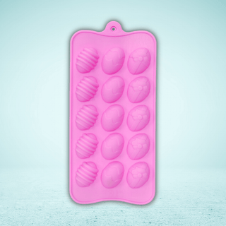 Mini Egg Chocolate Mold - Pink -  - mini-egg-chocolate-mold-pink - silicone - The Sugar Art