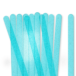 24 Clear Teal Glitter Popsicle Sticks - Popsicle Stick - 24-clear-teal-glitter-popsicle-sticks -  - The Sugar Art