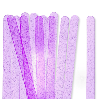 24 Clear Purple Glitter Popsicle Sticks - Popsicle Stick - 24-clear-purple-glitter-popsicle-sticks -  - The Sugar Art