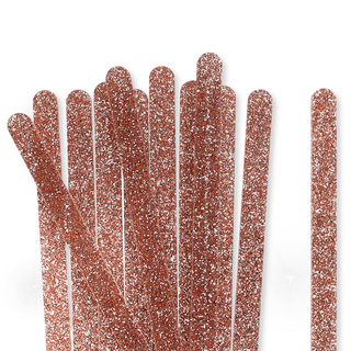 24 Chunky Rose Gold Glitter Popsicle Sticks - Popsicle Stick - 24-chunky-rose-gold-glitter-popsicle-sticks -  - The Sugar Art