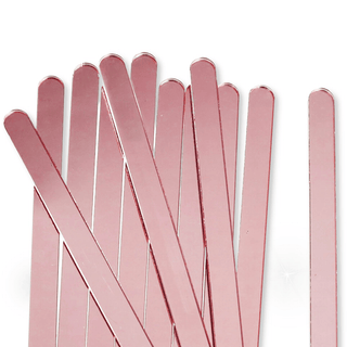 24 Metallic Rose Gold Popsicle Sticks -  - 24-metallic-rose-gold-popsicle-sticks -  - The Sugar Art