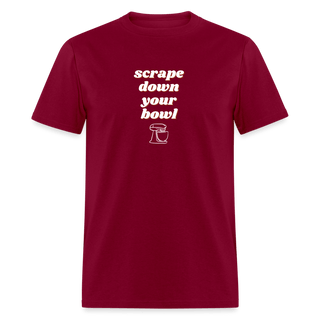 Scrape Down Your Bowl T-Shirt - Unisex Classic T-Shirt | Fruit of the Loom 3930 - scrape-down-your-bowl-t-shirt - Eco-Friendly Tees, SPOD, t-shirt, t-shirts, Women - The Sugar Art