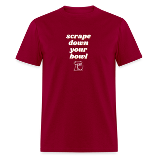 Scrape Down Your Bowl T-Shirt - Unisex Classic T-Shirt | Fruit of the Loom 3930 - scrape-down-your-bowl-t-shirt - Eco-Friendly Tees, SPOD, t-shirt, t-shirts, Women - The Sugar Art