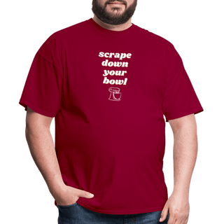 Scrape Down Your Bowl T-Shirt - Unisex Classic T-Shirt | Fruit of the Loom 3930 - scrape-down-your-bowl-t-shirt - Eco-Friendly Tees, SPOD, t-shirt, t-shirts, Women - The Sugar Art