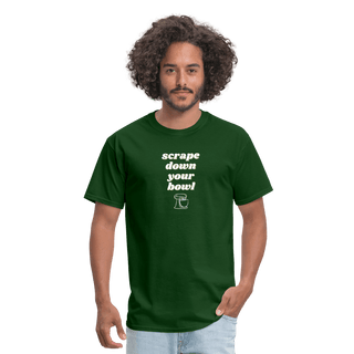 Scrape Down Your Bowl T-Shirt - Unisex Classic T-Shirt | Fruit of the Loom 3930 - scrape-down-your-bowl-t-shirt - Eco-Friendly Tees, SPOD, t-shirt, t-shirts, Women - The Sugar Art