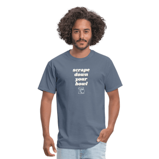 Scrape Down Your Bowl T-Shirt - Unisex Classic T-Shirt | Fruit of the Loom 3930 - scrape-down-your-bowl-t-shirt - Eco-Friendly Tees, SPOD, t-shirt, t-shirts, Women - The Sugar Art