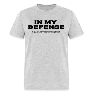 In My Defense T-Shirt (Unisex) - Unisex Classic T-Shirt | Fruit of the Loom 3930 - in-my-defense-t-shirt-unisex - Eco-Friendly Tees, SPOD, t-shirt, t-shirts, Women - The Sugar Art