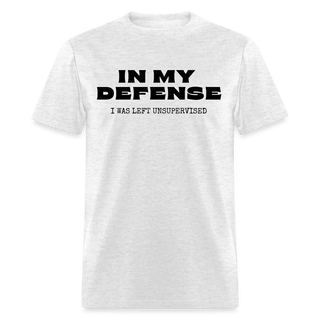 In My Defense T-Shirt (Unisex) - Unisex Classic T-Shirt | Fruit of the Loom 3930 - in-my-defense-t-shirt-unisex - Eco-Friendly Tees, SPOD, t-shirt, t-shirts, Women - The Sugar Art