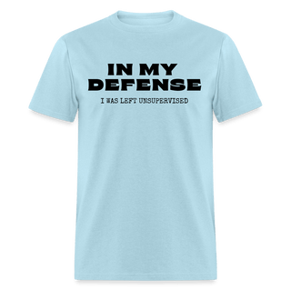 In My Defense T-Shirt (Unisex) - Unisex Classic T-Shirt | Fruit of the Loom 3930 - in-my-defense-t-shirt-unisex - Eco-Friendly Tees, SPOD, t-shirt, t-shirts, Women - The Sugar Art