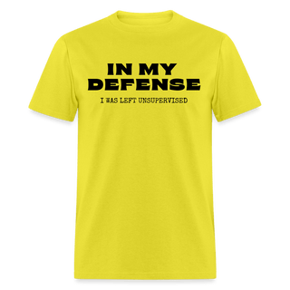 In My Defense T-Shirt (Unisex) - Unisex Classic T-Shirt | Fruit of the Loom 3930 - in-my-defense-t-shirt-unisex - Eco-Friendly Tees, SPOD, t-shirt, t-shirts, Women - The Sugar Art