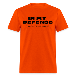 In My Defense T-Shirt (Unisex) - Unisex Classic T-Shirt | Fruit of the Loom 3930 - in-my-defense-t-shirt-unisex - Eco-Friendly Tees, SPOD, t-shirt, t-shirts, Women - The Sugar Art