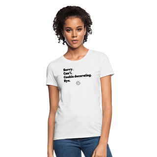 Cookie Decorating T-Shirt (Women's) - Women's T-Shirt | Fruit of the Loom L3930R - cookie-decorating-t-shirt-womens-2 - Eco-Friendly Tees, SPOD, t-shirt, t-shirts, Women - The Sugar Art