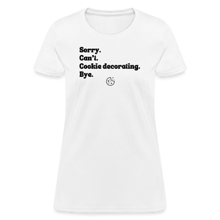 Cookie Decorating T-Shirt (Women's) - Women's T-Shirt | Fruit of the Loom L3930R - cookie-decorating-t-shirt-womens-2 - Eco-Friendly Tees, SPOD, t-shirt, t-shirts, Women - The Sugar Art