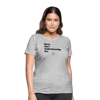 Cookie Decorating T-Shirt (Women's) - Women's T-Shirt | Fruit of the Loom L3930R - cookie-decorating-t-shirt-womens-2 - Eco-Friendly Tees, SPOD, t-shirt, t-shirts, Women - The Sugar Art