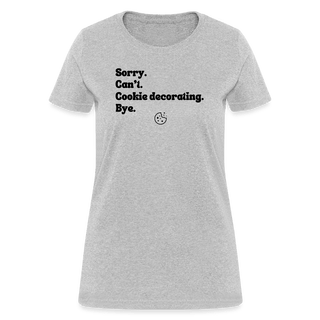 Cookie Decorating T-Shirt (Women's) - Women's T-Shirt | Fruit of the Loom L3930R - cookie-decorating-t-shirt-womens-2 - Eco-Friendly Tees, SPOD, t-shirt, t-shirts, Women - The Sugar Art