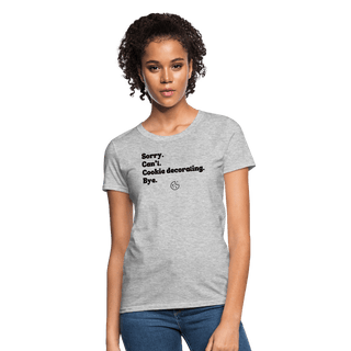 Cookie Decorating T-Shirt (Women's) - Women's T-Shirt | Fruit of the Loom L3930R - cookie-decorating-t-shirt-womens-2 - Eco-Friendly Tees, SPOD, t-shirt, t-shirts, Women - The Sugar Art