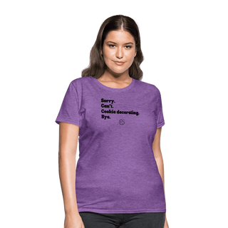 Cookie Decorating T-Shirt (Women's) - Women's T-Shirt | Fruit of the Loom L3930R - cookie-decorating-t-shirt-womens-2 - Eco-Friendly Tees, SPOD, t-shirt, t-shirts, Women - The Sugar Art