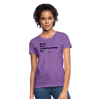 Cookie Decorating T-Shirt (Women's) - Women's T-Shirt | Fruit of the Loom L3930R - cookie-decorating-t-shirt-womens-2 - Eco-Friendly Tees, SPOD, t-shirt, t-shirts, Women - The Sugar Art